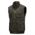 Autumn Winter Double Side Outdooors Vest Casual Multi Pocket Fishing Waistcoat Plus Size