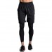 Three-piece Elastic Fitness Suits Men's Long-sleeved Running Training Breathable Sportswear Pants