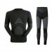 Mens Warm Breathable Thermal Quick Dry Tight Elastic Underwear Winter Outdoor Sport Suit