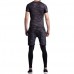 Three-piece Printing Thin Short-sleeved T-shirt Men's Running Training Sweat Breathable Sports Suits