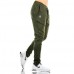 Men's Running Training Workout Pants Drawstring Elastic Waist Sports Leisure Trousers