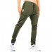 Men's Running Training Workout Pants Drawstring Elastic Waist Sports Leisure Trousers