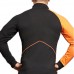 Mens Wear-Resistant Flexible Sweat Sportswear Zipper Stand Collar Fitness Suit