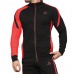 Mens Wear-Resistant Flexible Sweat Sportswear Zipper Stand Collar Fitness Suit