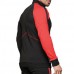 Mens Wear-Resistant Flexible Sweat Sportswear Zipper Stand Collar Fitness Suit