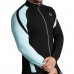 Mens Wear-Resistant Flexible Sweat Sportswear Zipper Stand Collar Fitness Suit