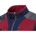 Outdoor Quick-drying Sports Climbing Pullovers Tops Men's Casual Zipper Stand Collar Jacket