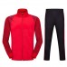 Outdoors Sports Suit Mens Breathable Casual Stitching Color Outfits Running Training Sportswears