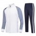 Outdoors Sports Suit Mens Breathable Casual Stitching Color Outfits Running Training Sportswears