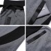 Men's Casual Stitching Color Slim Fit Joggers Sport Pants Side Drawstring Design Elastic Waist Pants