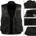 Mens Breathable Mesh Multifunctional Pocket Vest Casual Quick Dry Outdoor Fishing  Sleeveless Vest