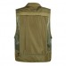 Mens Breathable Mesh Multifunctional Pocket Vest Casual Quick Dry Outdoor Fishing  Sleeveless Vest