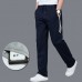 Men's Slim Solid Color Casual Sports Pants Large Size Gym Running Sweatpants