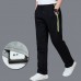 Men's Slim Solid Color Casual Sports Pants Large Size Gym Running Sweatpants