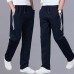 Men's Slim Solid Color Casual Sports Pants Large Size Gym Running Sweatpants