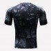 Outdoor Quick Dry Elasticity Camouflage Short Sleeve T-shirt Men's Python Pattern Skinny Fit Tees