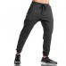 Men's Casual Fitness Training Running Feet Trousers Breathable Cotton Elastic Waist Sports Pants