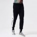 Men's Cotton Fashion Striped Feet Pants Casual Elastic Waist Sports Pants