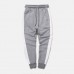 Men's Cotton Fashion Striped Feet Pants Casual Elastic Waist Sports Pants