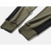Men's Cotton Fashion Striped Feet Pants Casual Elastic Waist Sports Pants