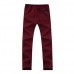 Extra Large Size Men Sports Casual Running Slacks Cotton Drawstring Waist Zipper Pocket Pants