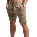 Men's Casual Elastic Waist Drawstring Sports Shorts Summer Running Fitness Training Shorts Pants
