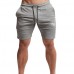 Men's Casual Elastic Waist Drawstring Sports Shorts Summer Running Fitness Training Shorts Pants