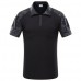 Outdoor Bionic Multicolor Camouflage Tactics T-shirts Men's Quick Drying Lapel  Casual Sports Tops