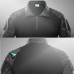 Outdoor Bionic Multicolor Camouflage Tactics T-shirts Men's Quick Drying Lapel  Casual Sports Tops