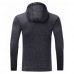 Men's Training Suit Long-sleeved Sports Jacket Reflective Zipper Moisture Wicking Workout Tops