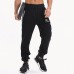 Men's Leisure Elastic Waist Drawstring Sports Pants Fitness Running Slim Foot Pants