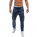 Mens Casual Running Camouflage Sport Pants Fitness Loose Multi Pockets Sweatpants