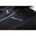 Men's Casual Warm Fleece Sportswears Contrast Color Zipper Stand Collar Hoodies Sweatshirts
