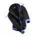 Men's Casual Warm Fleece Sportswears Contrast Color Zipper Stand Collar Hoodies Sweatshirts