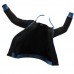 Men's Casual Warm Fleece Sportswears Contrast Color Zipper Stand Collar Hoodies Sweatshirts