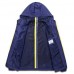 Outdoor Sports Hooded Water Repellent Windbreak Jacket Solid Color Lightweight Coat