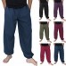 INCERUN Men's 100% Cotton Breathable Baggy Pants Casual Sports Harem Yoga Trousers Large Size S-5XL