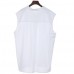 Fashion Solid Color Sleeveless Stand Collar Strap Open Men's Vest Sports Breathable Comfort Tops