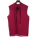 Fashion Solid Color Sleeveless Stand Collar Strap Open Men's Vest Sports Breathable Comfort Tops