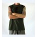Fashion Solid Color Sleeveless Stand Collar Strap Open Men's Vest Sports Breathable Comfort Tops