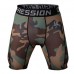 Pro Men Quick Drying Stretch Thin Dacron Camouflage Sports GYM Running Skinny Shorts