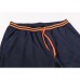Men's Elastic Waist Drawstring Loose Casual Pants Comfort Stripe Waistline Sports Trousers