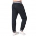 Men's Elastic Waist Drawstring Loose Casual Pants Comfort Stripe Waistline Sports Trousers