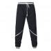 Men's Elastic Waist Drawstring Loose Casual Pants Comfort Stripe Waistline Sports Trousers