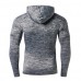 Men's Leisure Running Fitness Sports T-shirts Speed Dry Long Sleeves Basketball Training Suits