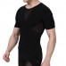 Seamless Upgrade Version Of NY043 Strong Mesh Blister Body Vest Men's Body Sculpting Sport Tops