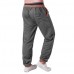 Men's Casual Color Block Stitching Sports Trousers Elastic Waist Drawstring Jogger Pants