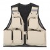 Mens Outdooors Sport Fishing Vest Quick Drying Multi Pocket Photography Vest 8 Colors