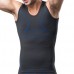 Mens Slimming Undershirt Vest Breathable Euramerican Style Corset Abdomen Underwaist