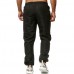 Men's Long Sports Trousers Slim Fit Tracksuit Work Out Gym Jogging Pants